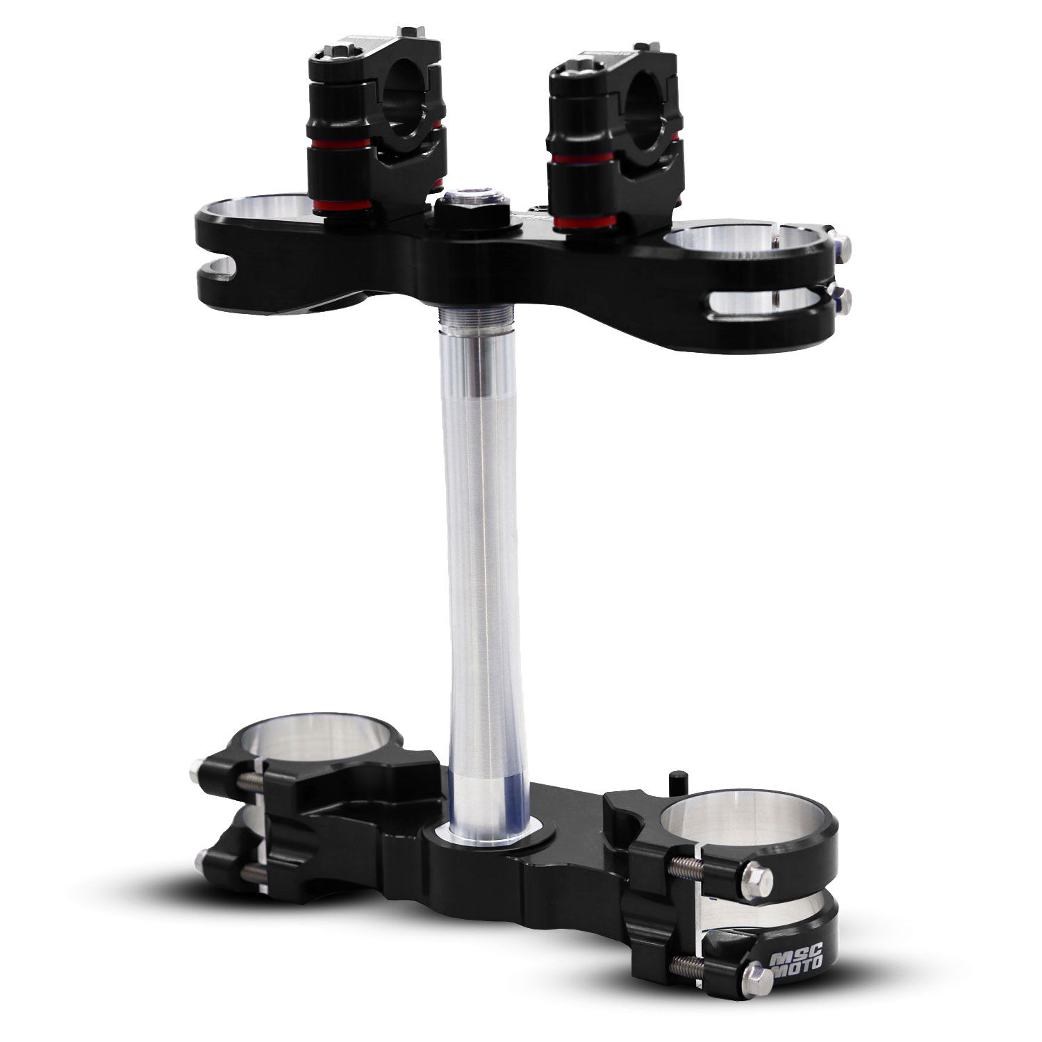 Yamaha YZ250F/450F 14-25 MSC GEO Adjustable Triple Clamp Black