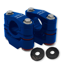 KTM 690 Enduro R / Husky 701 Enduro / GASGAS ES 700 Apex Anti Vibration Bar Mounts Blue