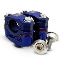 Yamaha YZF / WRF 16-26 Apex Anti Vibration Bar Mounts Blue