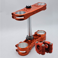KTM/Husqvarna/GASGAS GEO Adjustable Triple Clamp Orange + APEX Bar Mounts