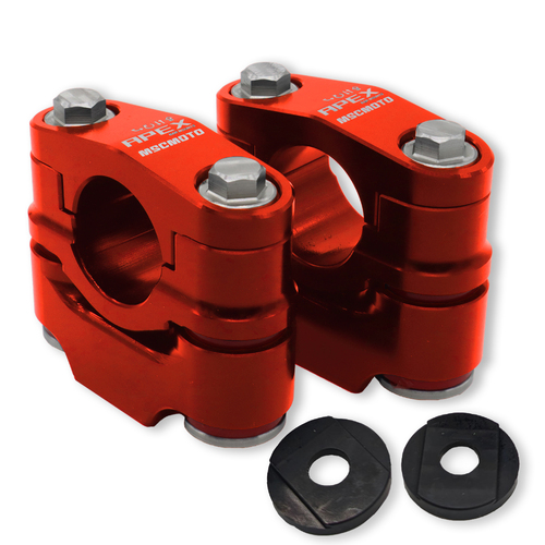KTM 690 Enduro R / Husky 701 Enduro / GASGAS ES 700 Apex Anti Vibration Bar Mounts Orange