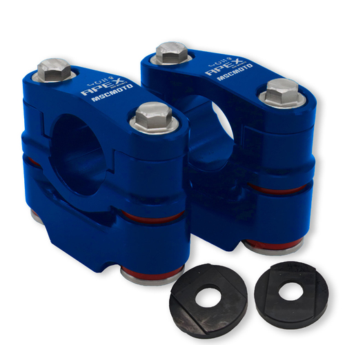 KTM 690 Enduro R / Husky 701 Enduro / GASGAS ES 700 Apex Anti Vibration Bar Mounts Blue