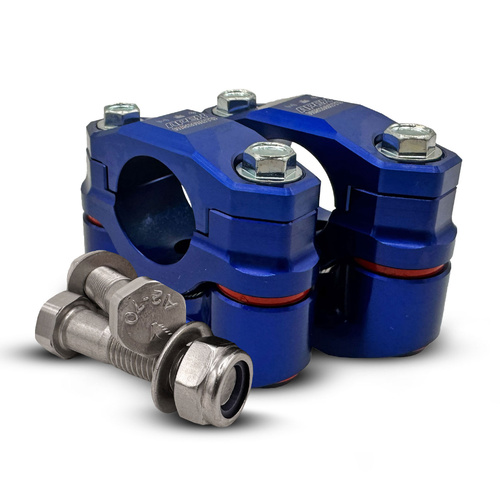 Yamaha YZ125/250 Apex Anti Vibration Bar Mounts Blue