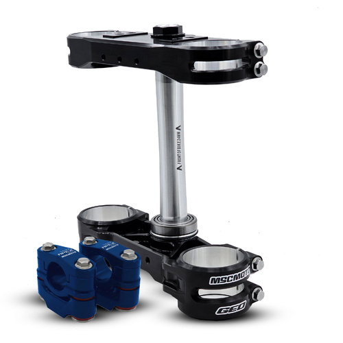 KTM/Husqvarna/GASGAS GEO Adjustable Triple Clamp Black + APEX Bar Mounts