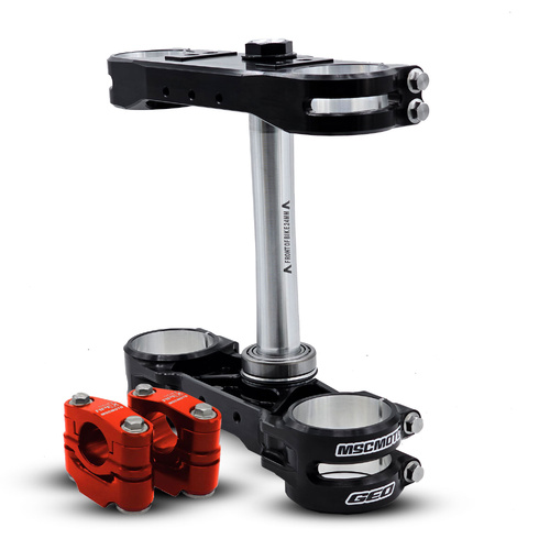 KTM/Husqvarna/GASGAS GEO Adjustable Triple Clamp Black + APEX Bar Mounts