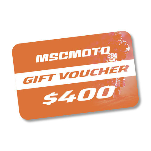 $400 - MSC Moto Gift Voucher
